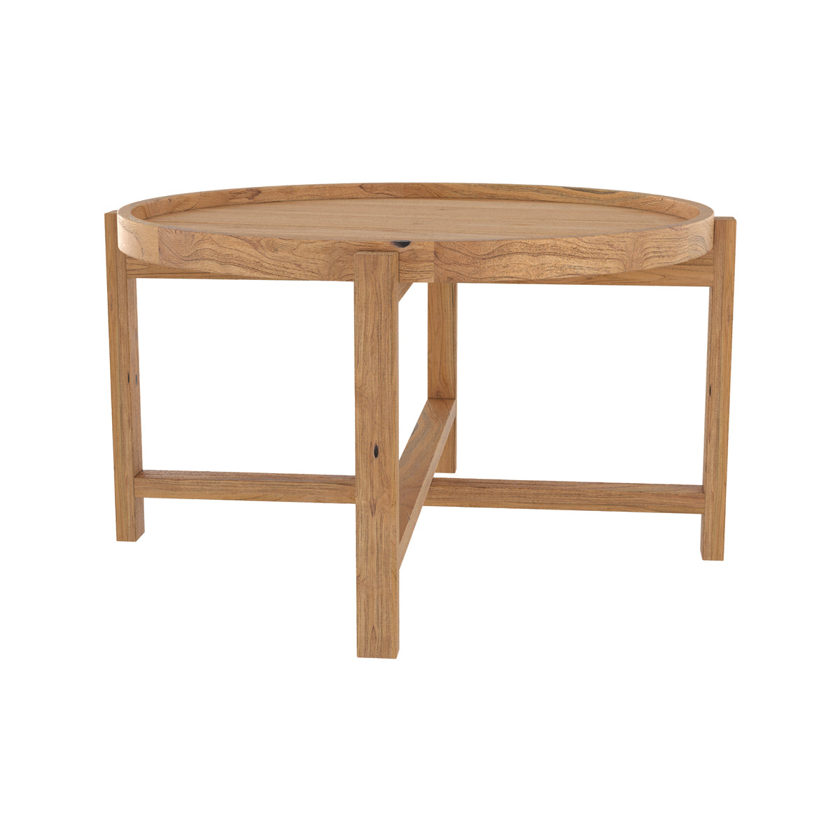 acheter table basse bois teck 70 cm