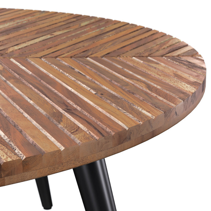 acheter table basse brune