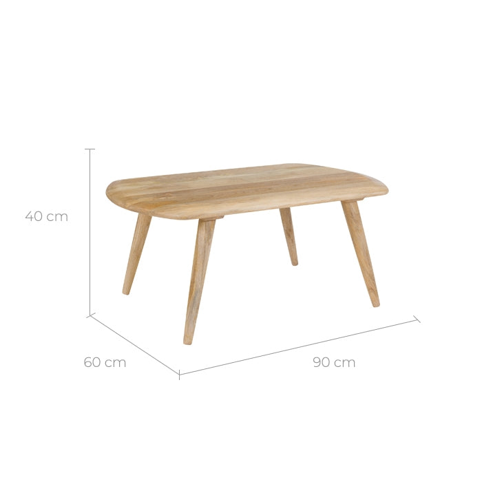 acheter table basse en bois de manguier
