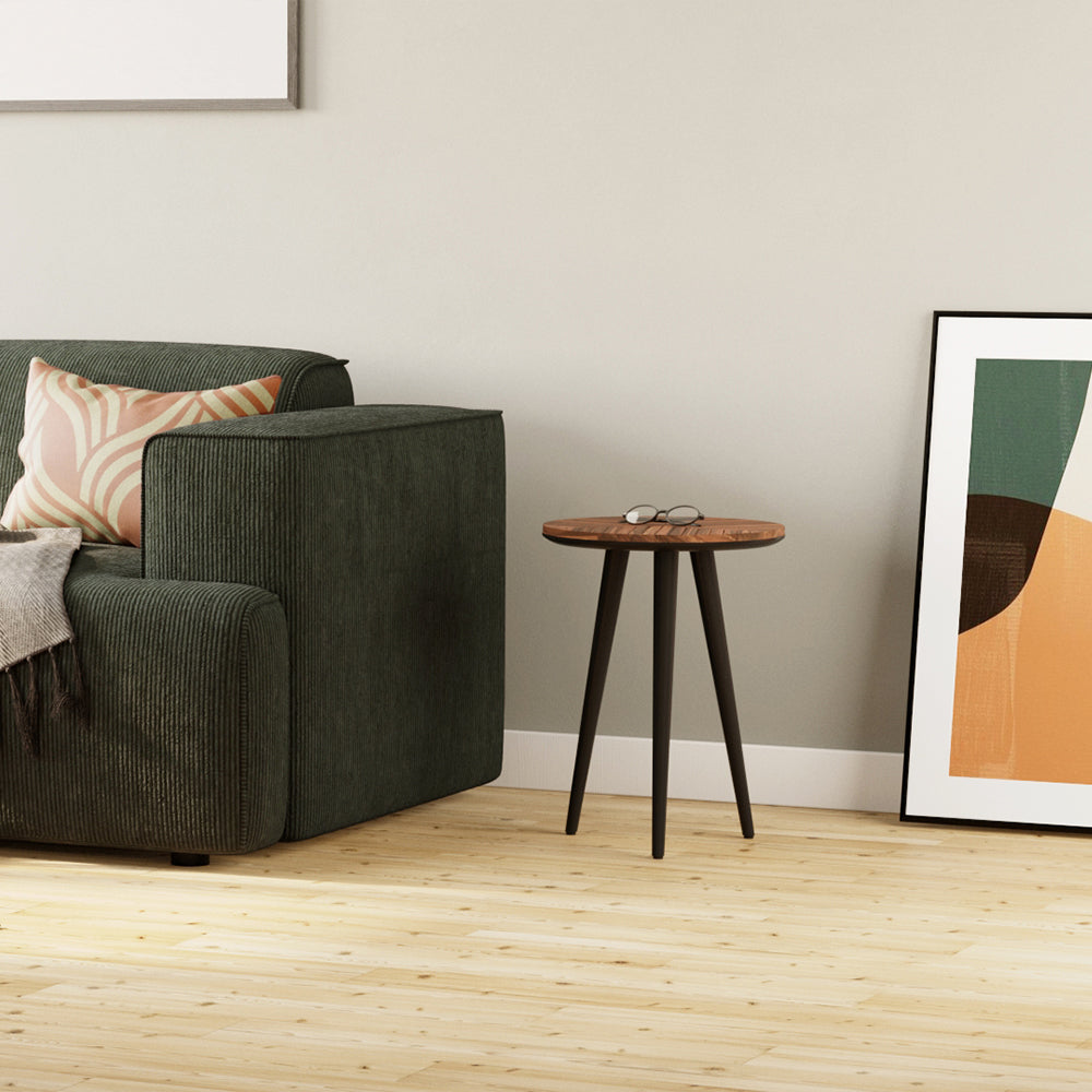 acheter table basse en bois pieds noir