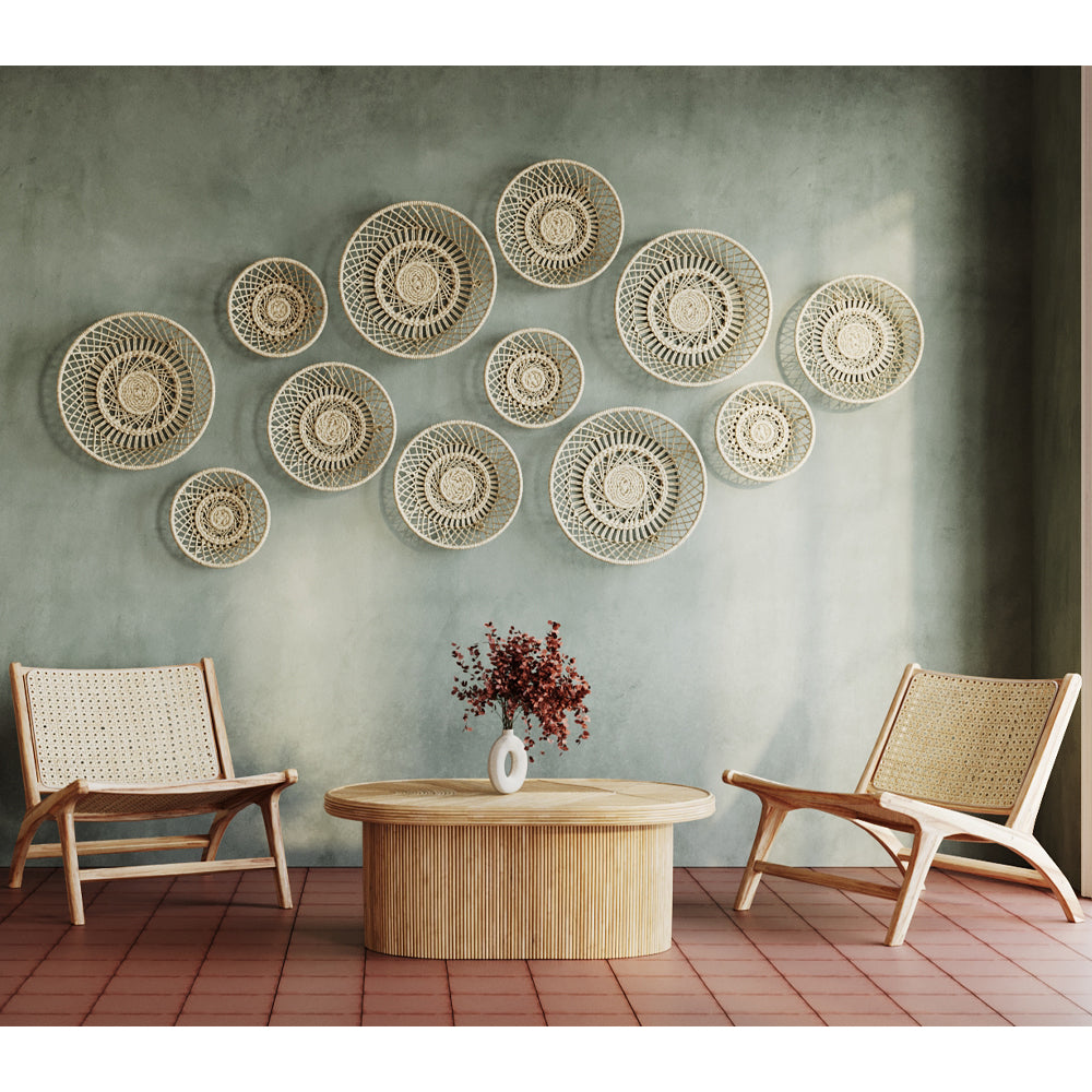 acheter table basse en rotin naturel