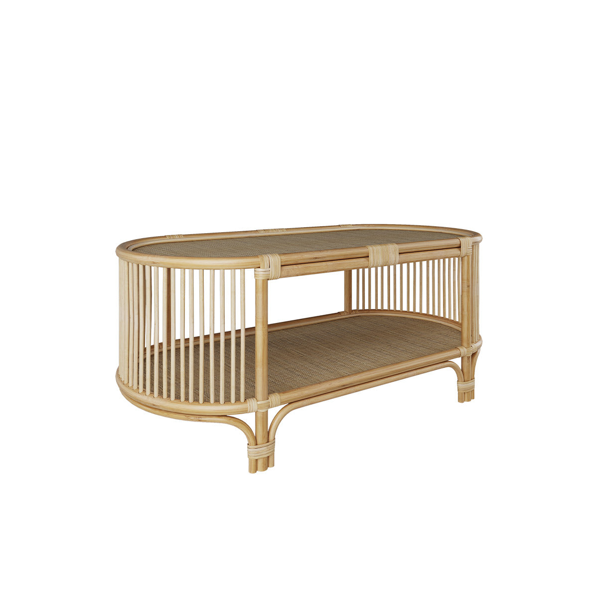 acheter table basse marthe en rotin naturel