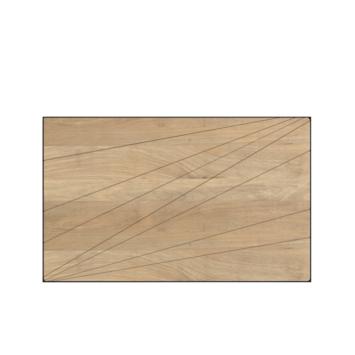 acheter table basse plateau bois pieds metal