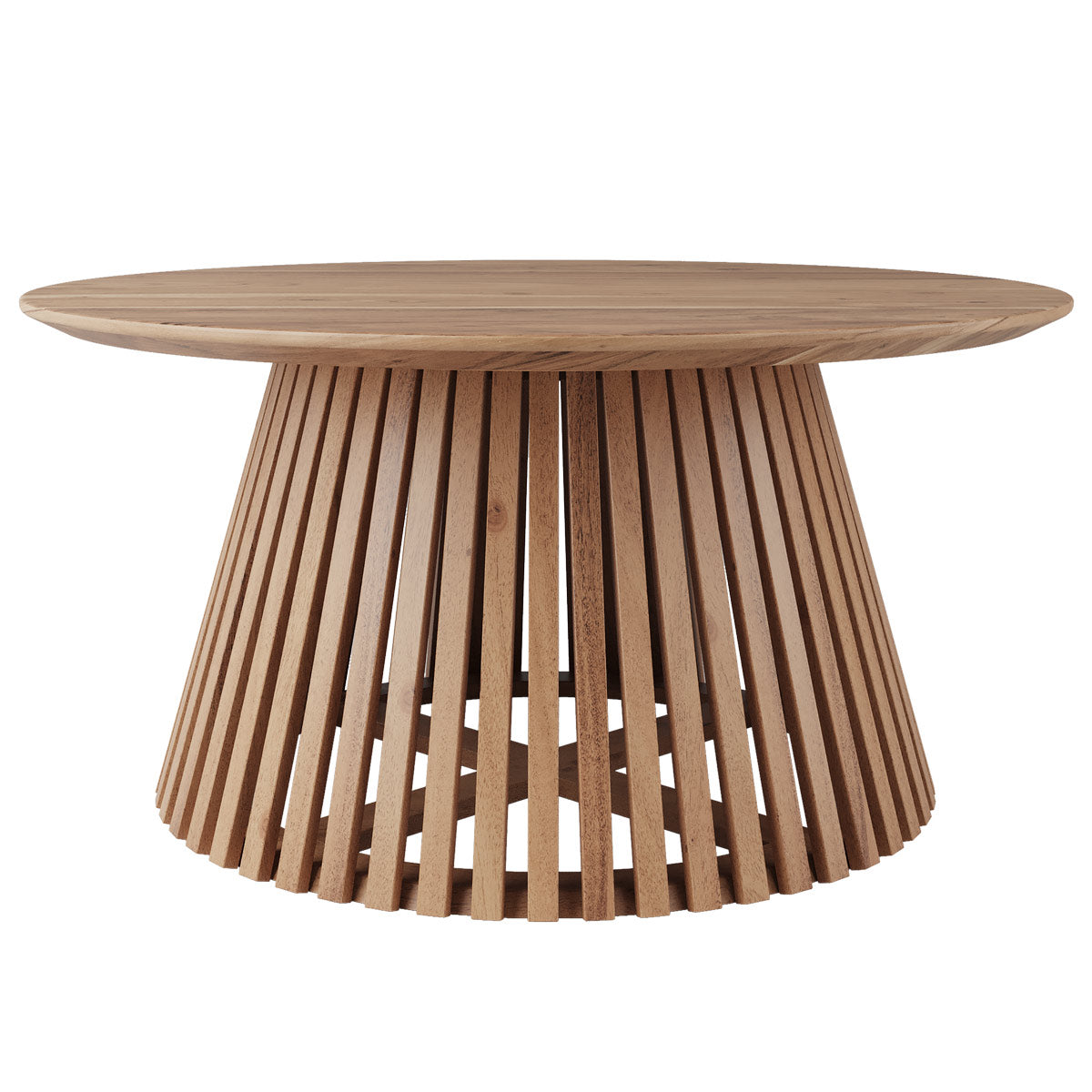 acheter table basse ronde en bois d acacia 80 cm