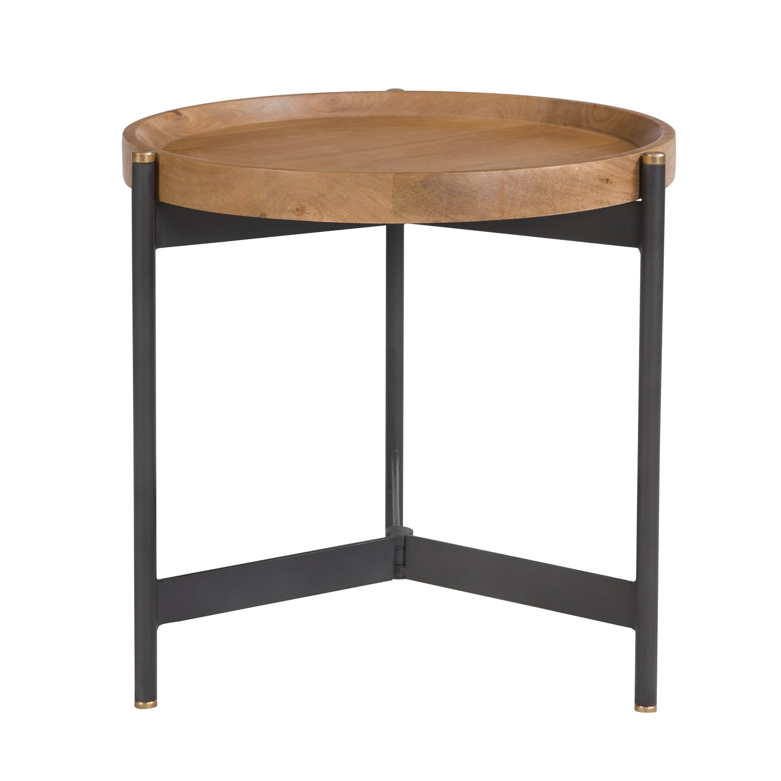 acheter table basse ronde en bois plateau
