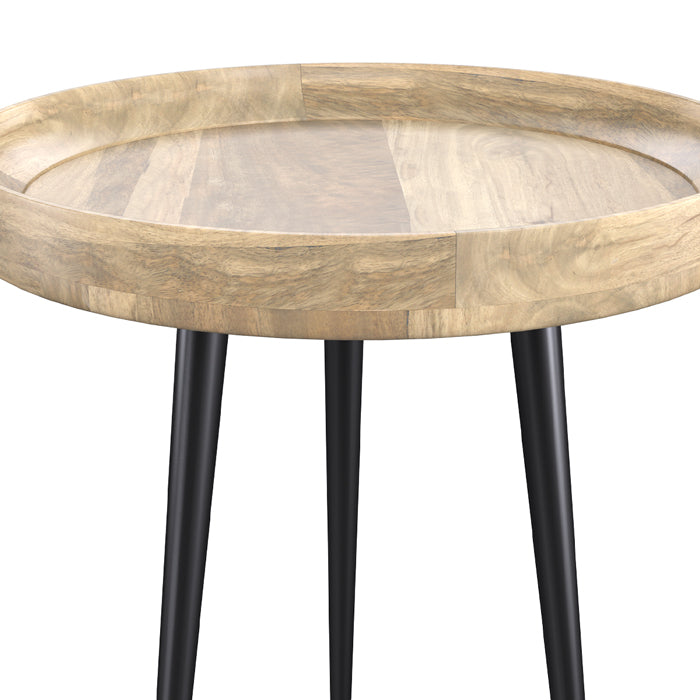 acheter table d appoint en bois de manguier clair