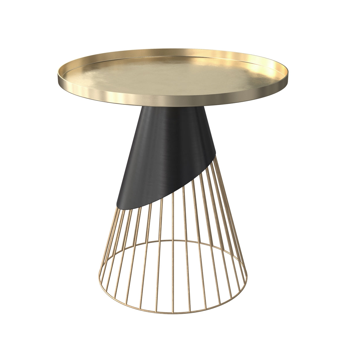acheter table d appoint en metal et laiton