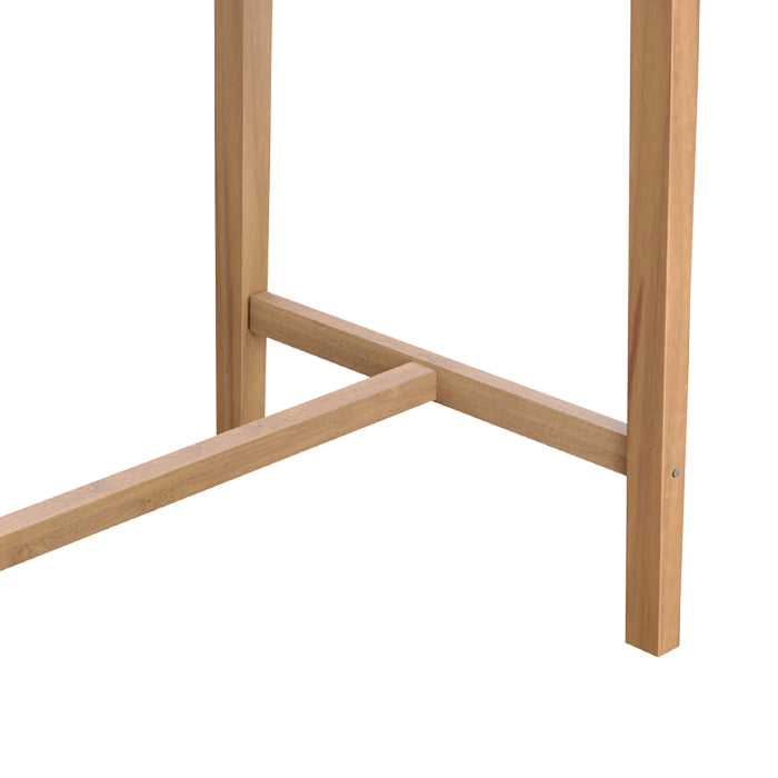 acheter table de bar exterieur rectangulaire 120 cm bois teck massif
