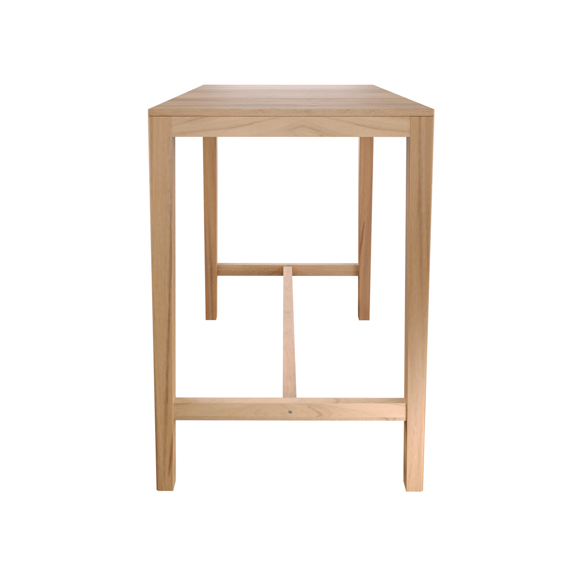acheter table de bar exterieur rectangulaire 120 cm bois