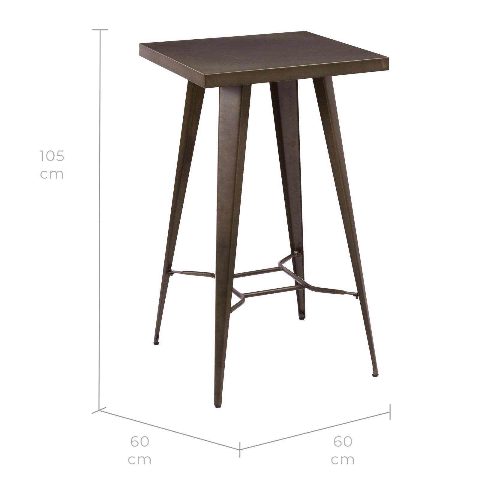 acheter table de bar metal