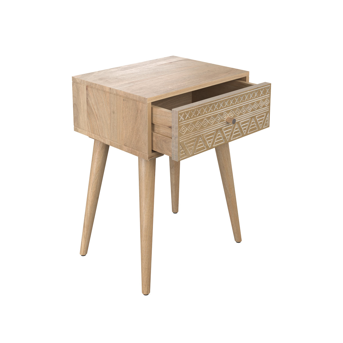 acheter table de chevet en bois de manguier