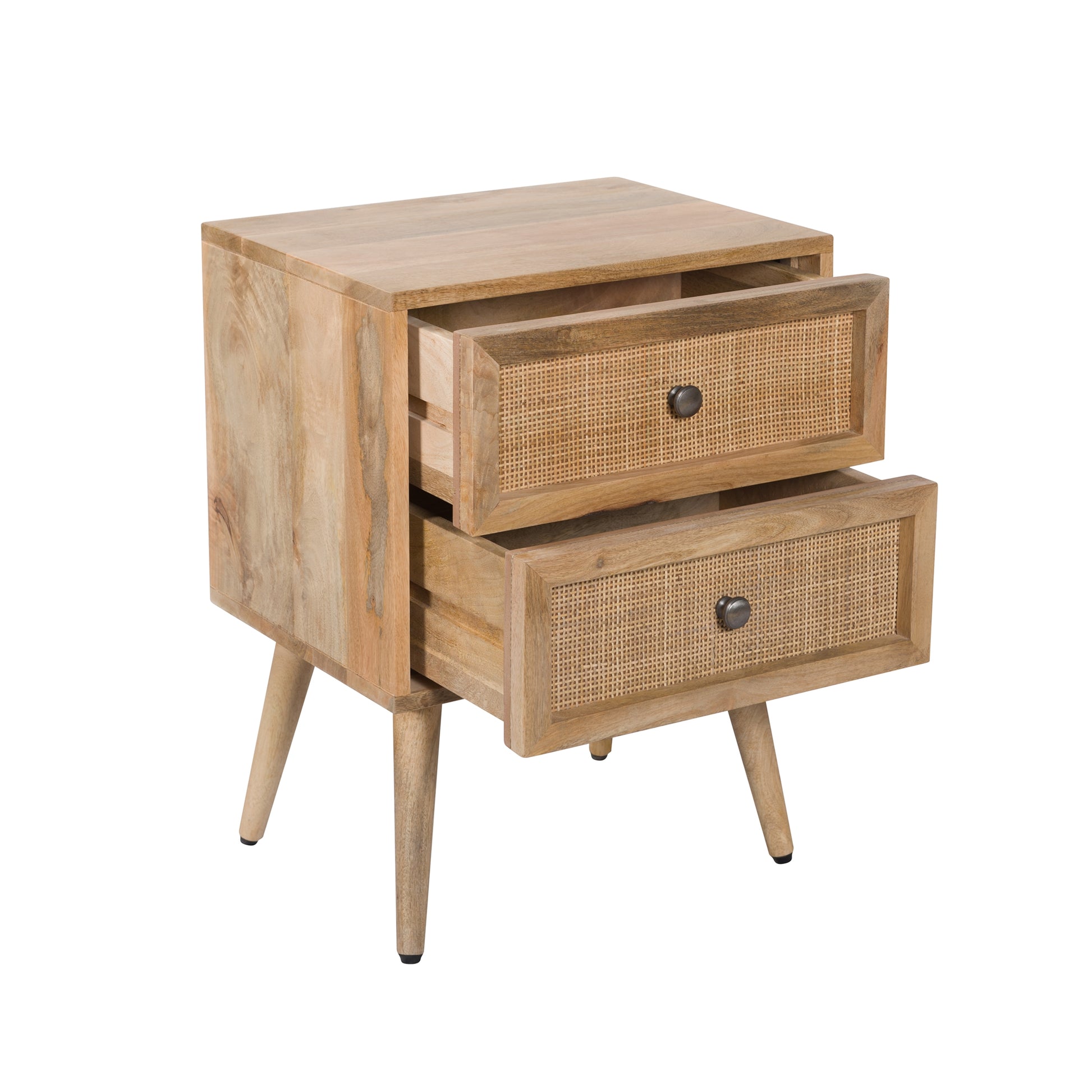 acheter table de chevet ethnique en bois