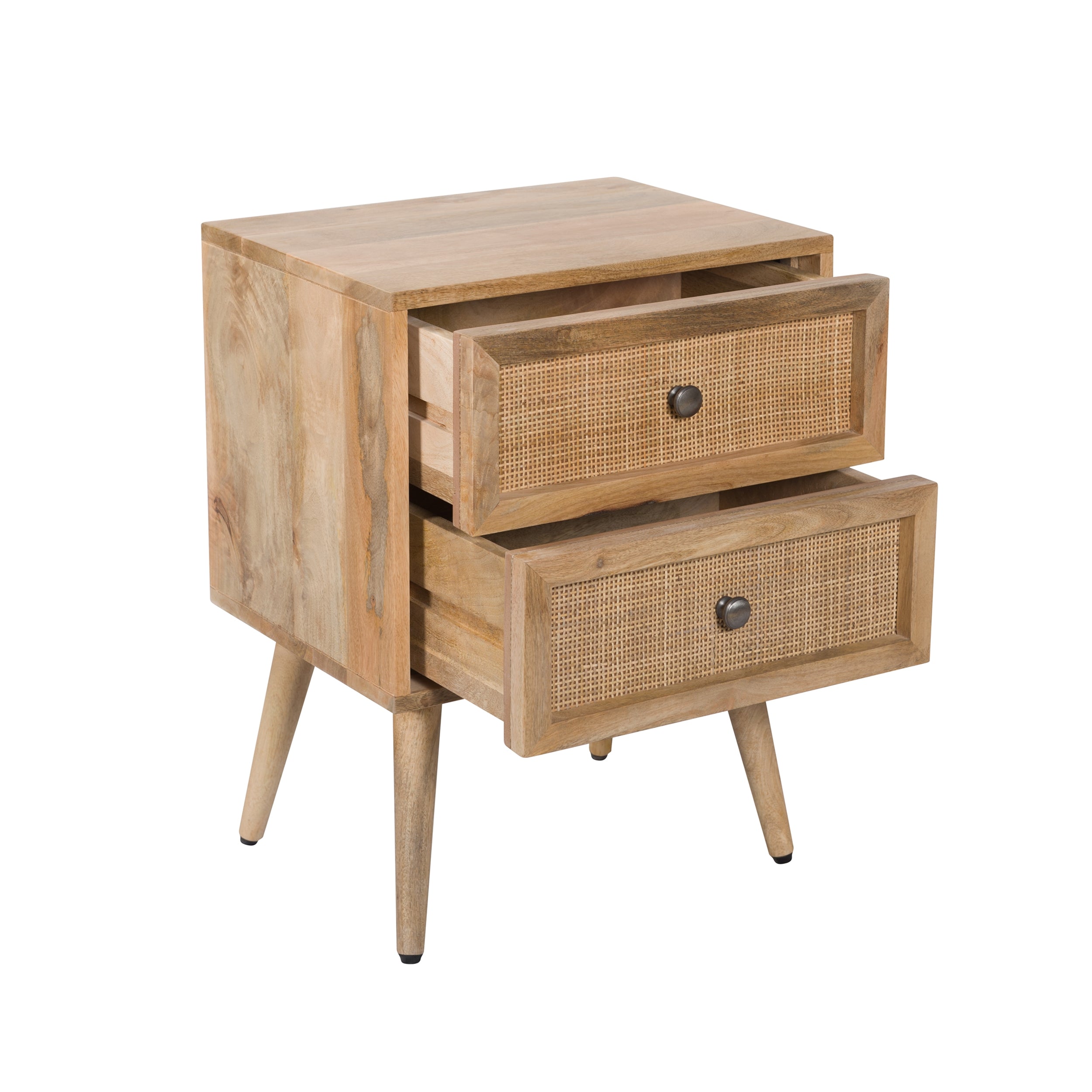 acheter table de chevet ethnique en bois