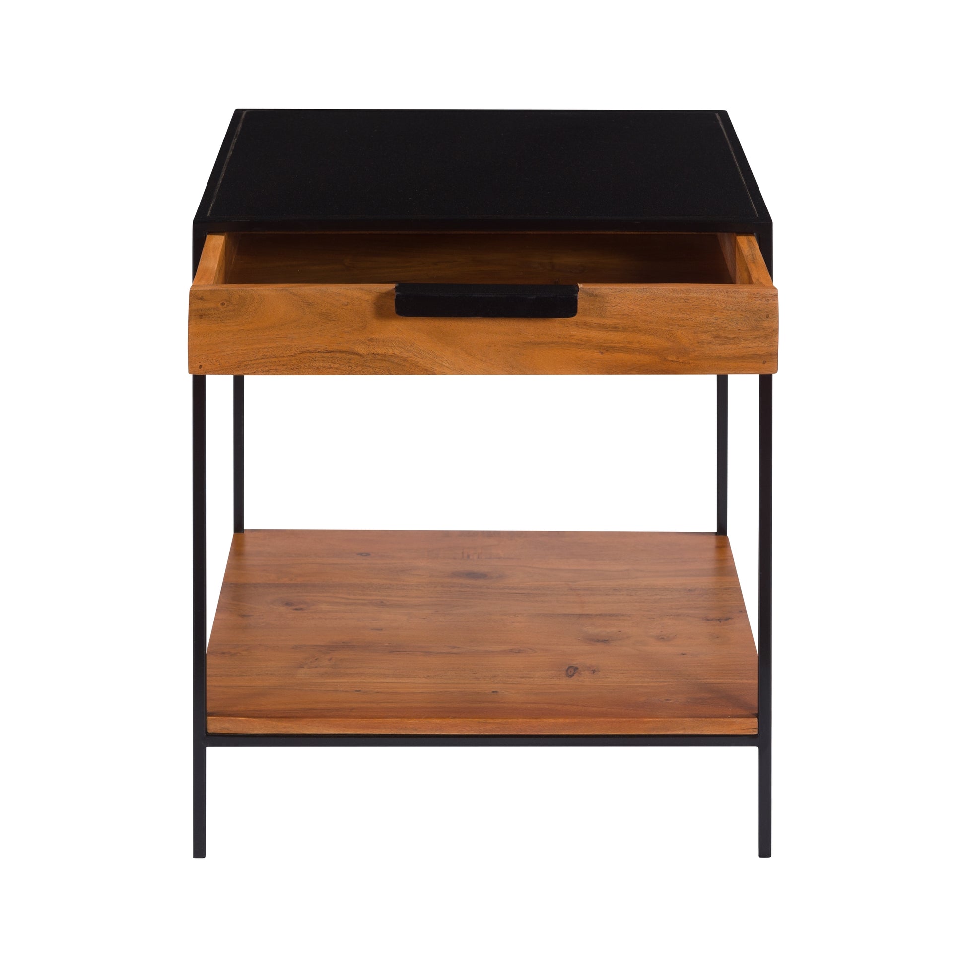 acheter table de chevet structure metal noir