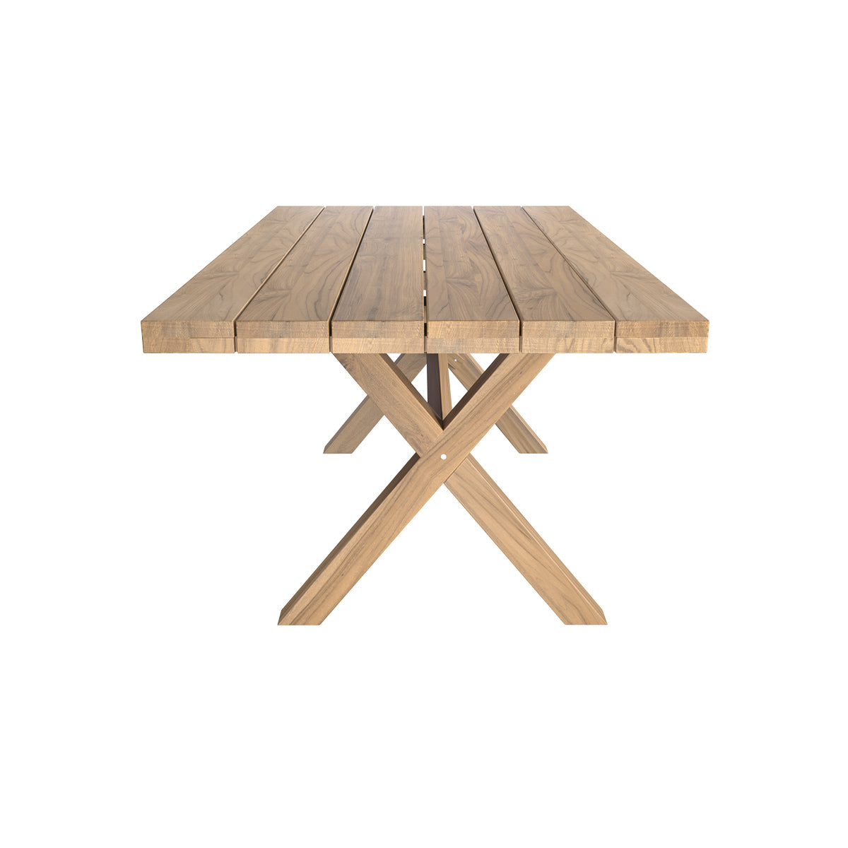 acheter table de jardin bois teck massif