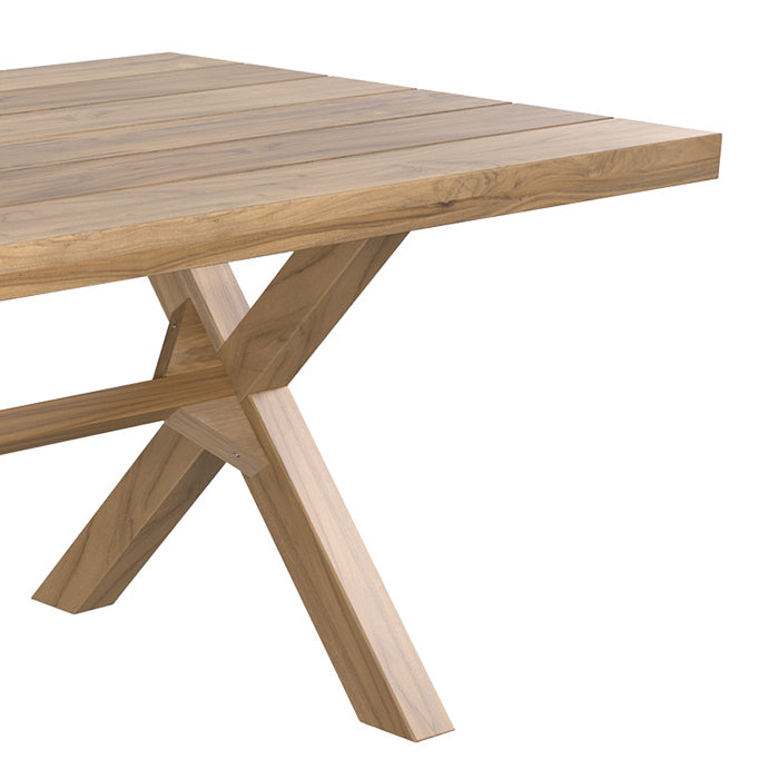 acheter table de jardin en bois de teck massif