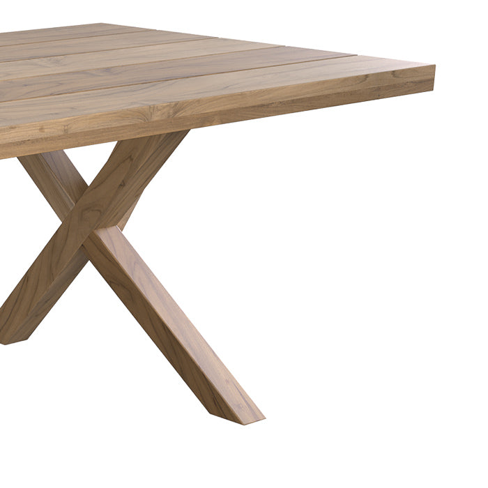 acheter table de jardin en bois de teck massif