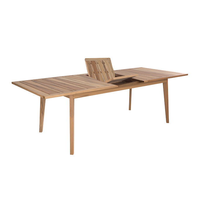 acheter table de jardin en bois extensible exterieur