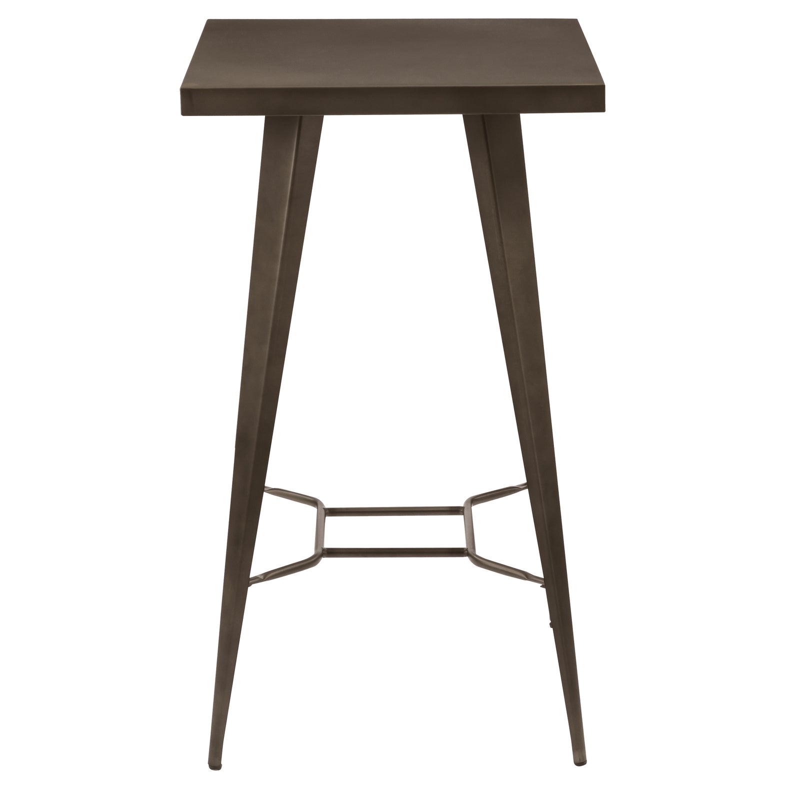 acheter table haute metal carre