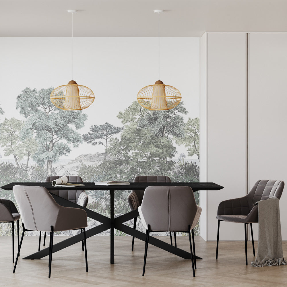 acheter table noire 22 cm pour 8 personnes