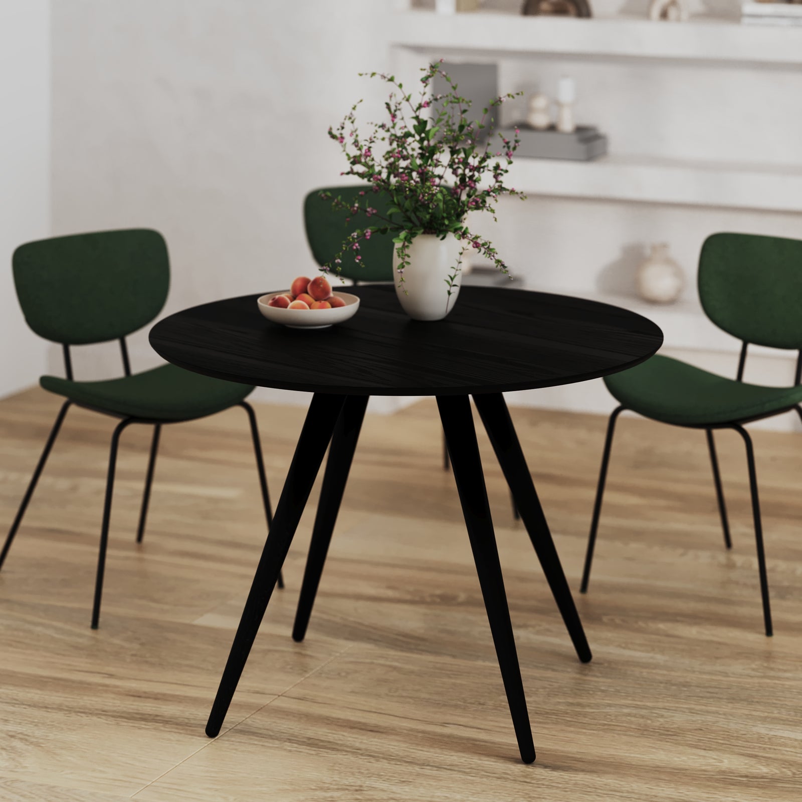 acheter table noire liwa 105 cm