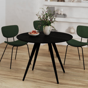 acheter table noire liwa 105 cm