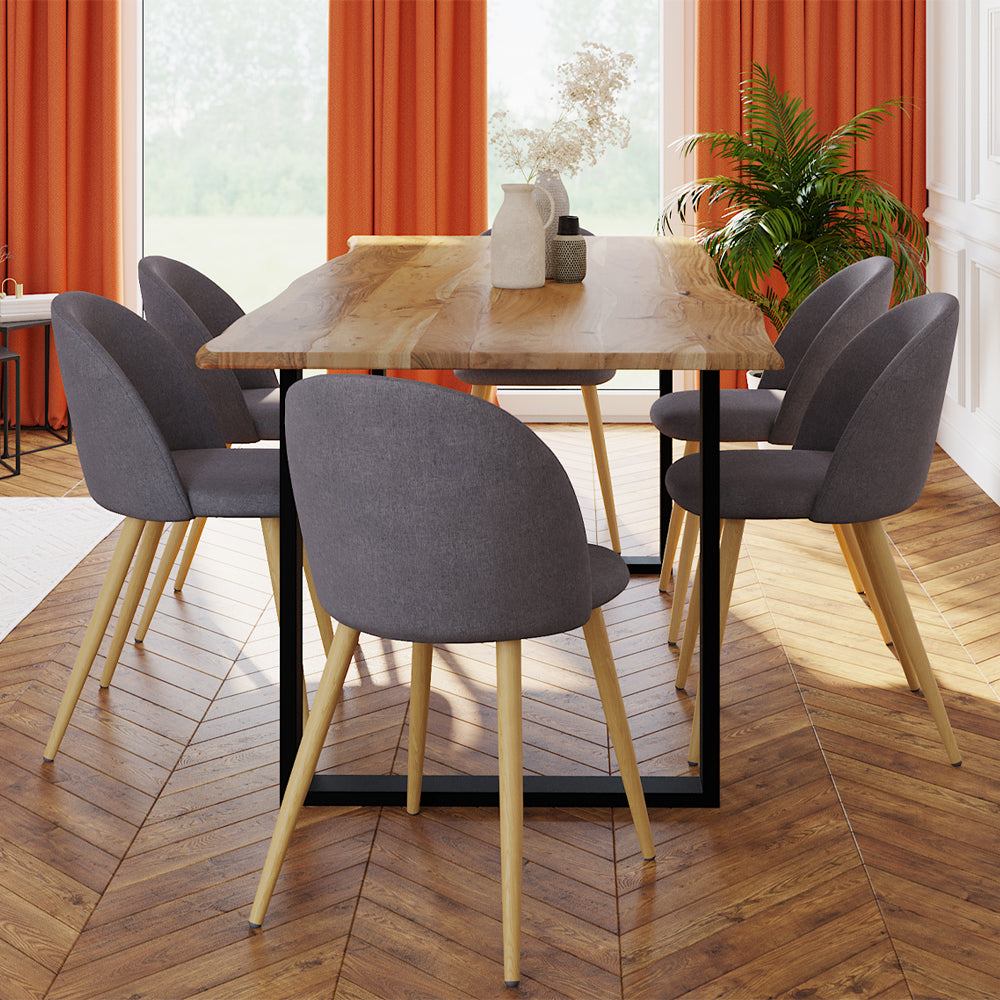 acheter table rectangulaire 200 cm bois acacia