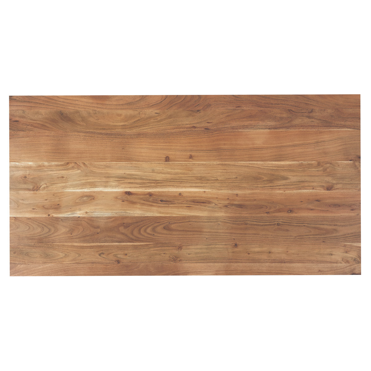 acheter table rectangulaire six personnes bois d acacia et metal 175 cm