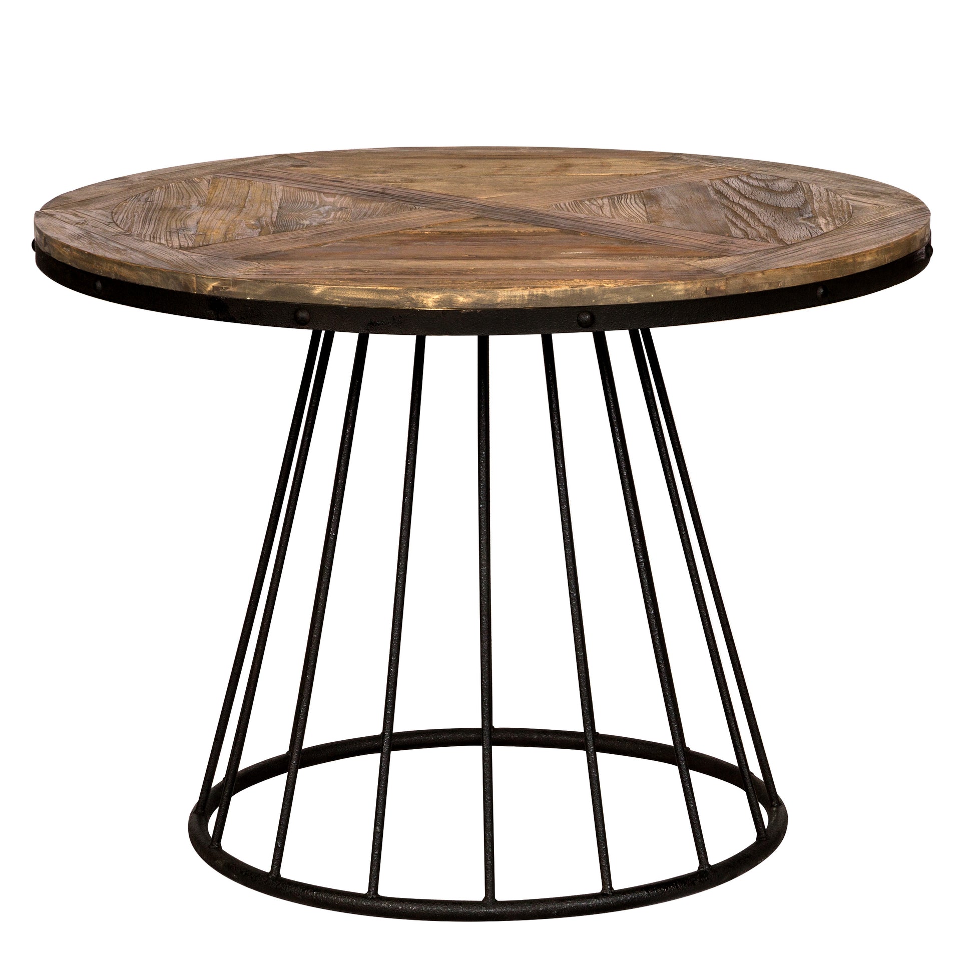 acheter table ronde bois et metal