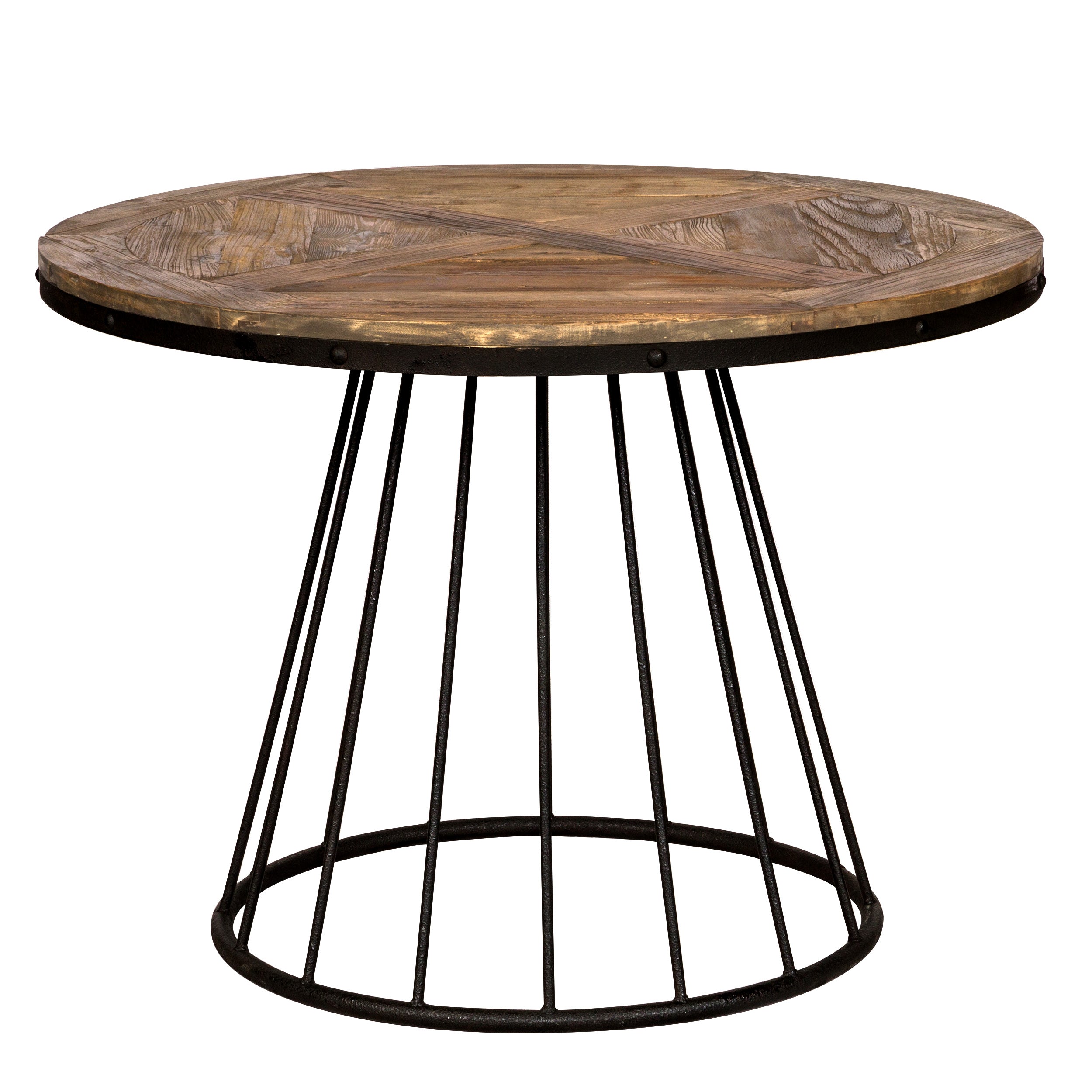 acheter table ronde bois et metal