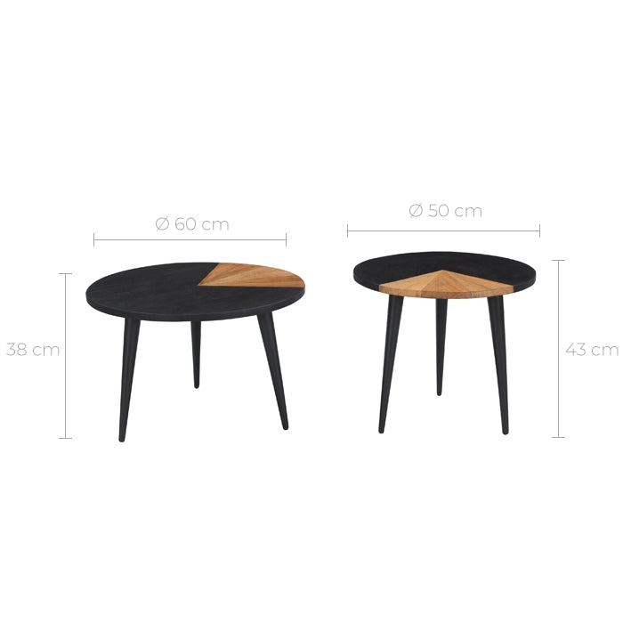 acheter tables basses ronde gigogne