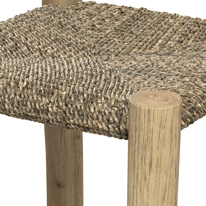 acheter tabouret de bar assise carré tressee