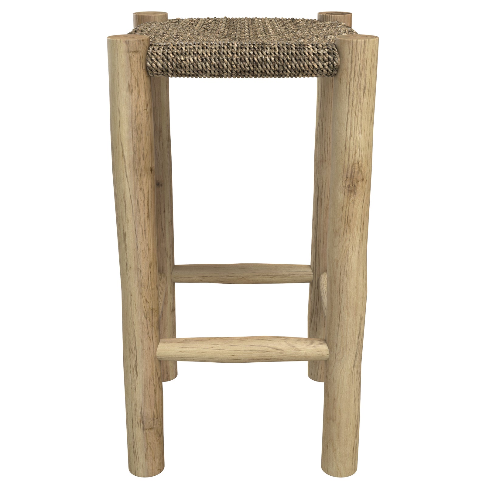 acheter tabouret de bar assise en jonc de mer