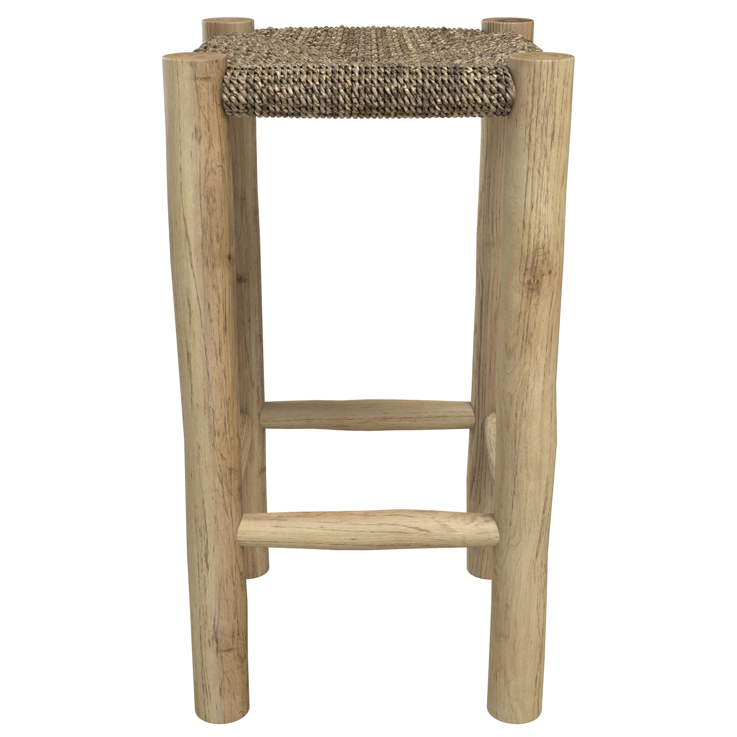 acheter tabouret de bar assise en jonc de mer