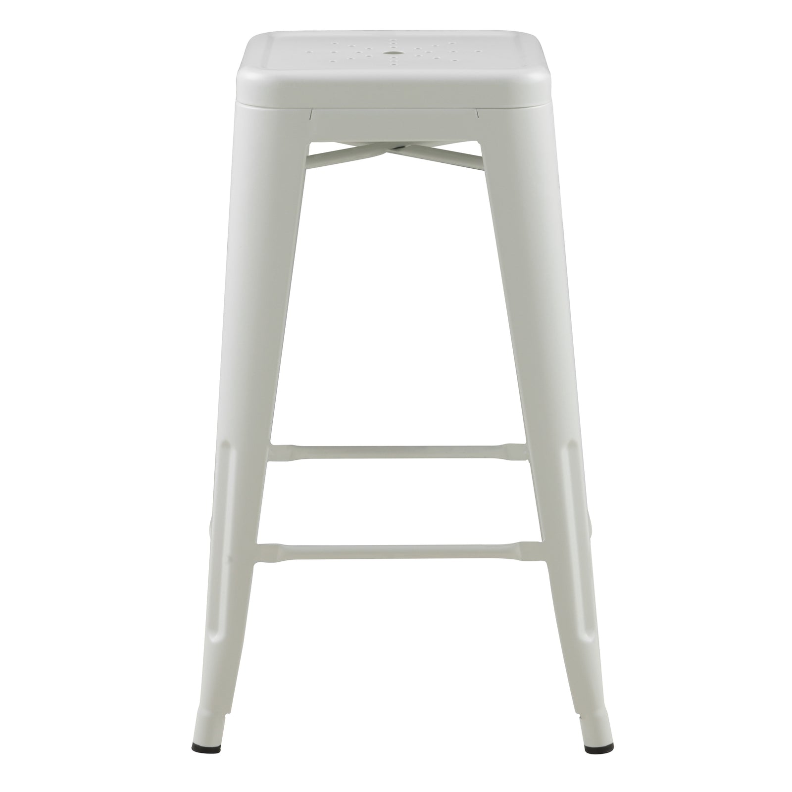 acheter tabouret de bar indus metal blanc