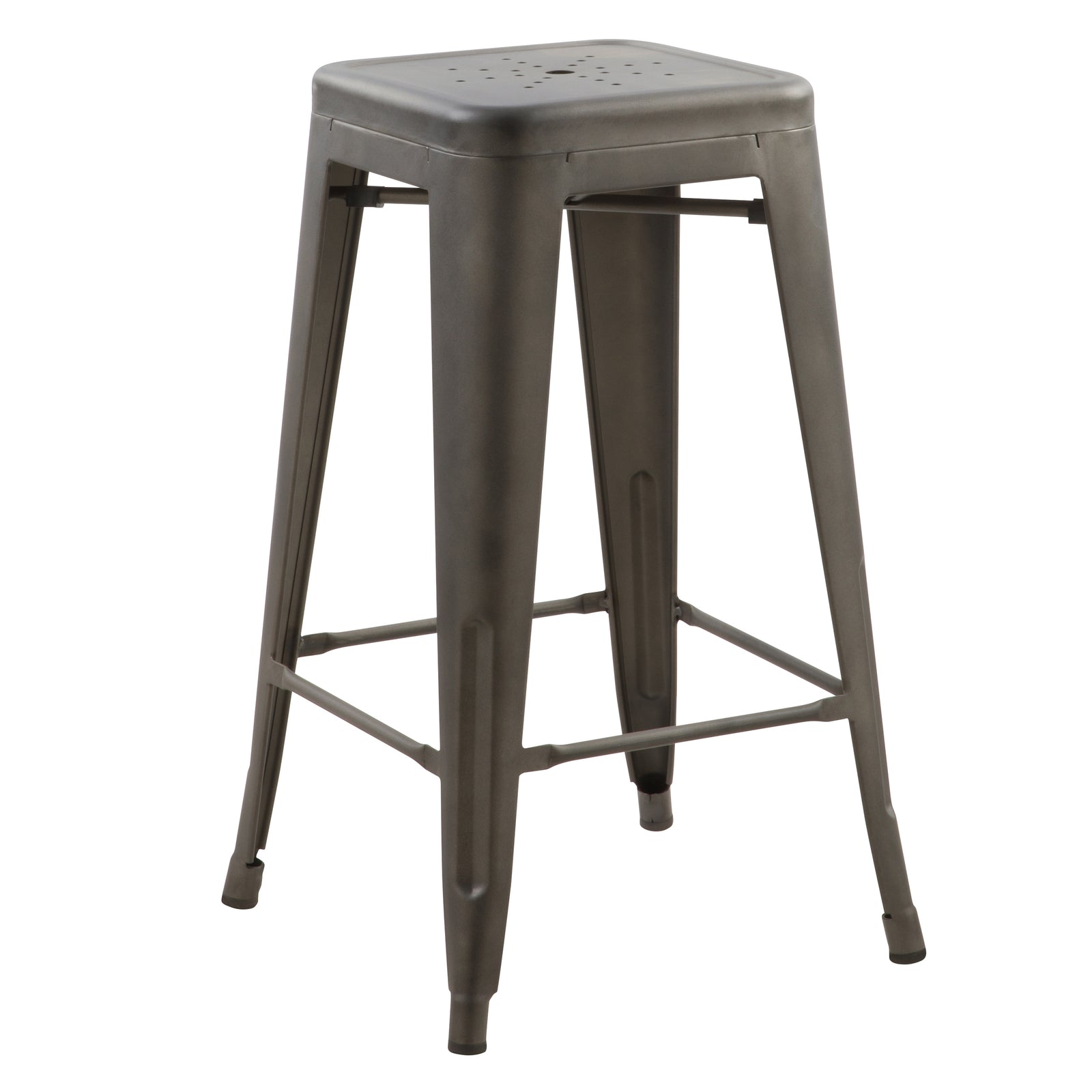 acheter tabouret de bar indus metal mat