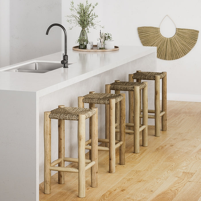acheter tabouret de bar matiere naturelle