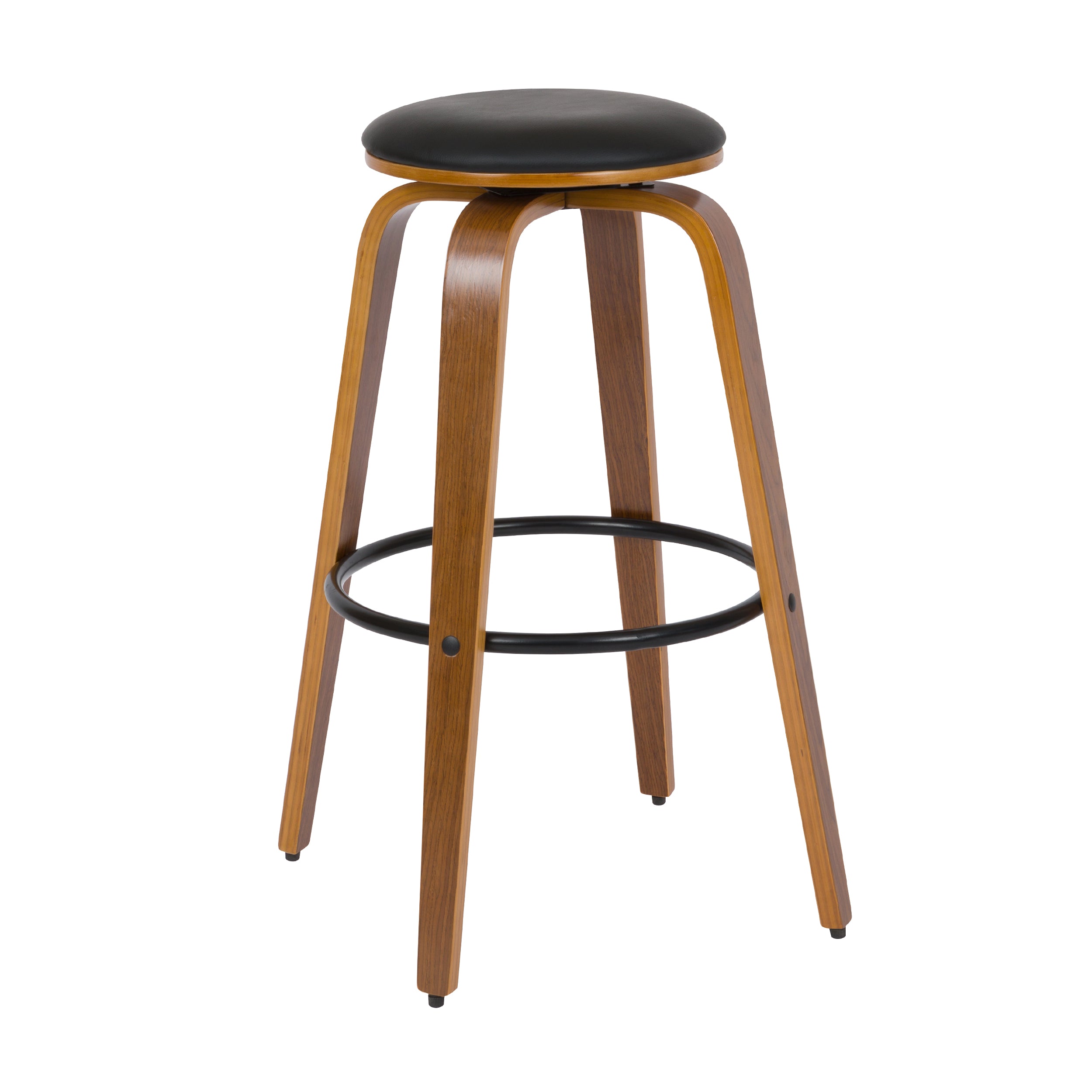 acheter tabouret de bar noir pivotant