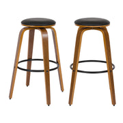 acheter tabouret de bar pivotant bois vintage lot de 2