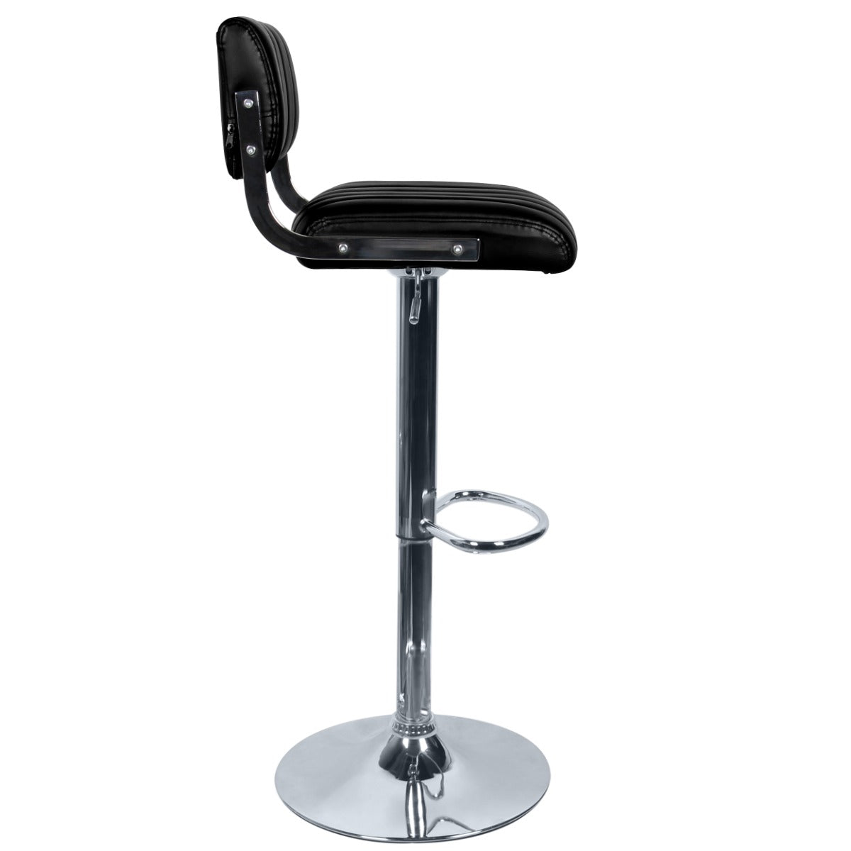 acheter tabouret design cuir simili noir