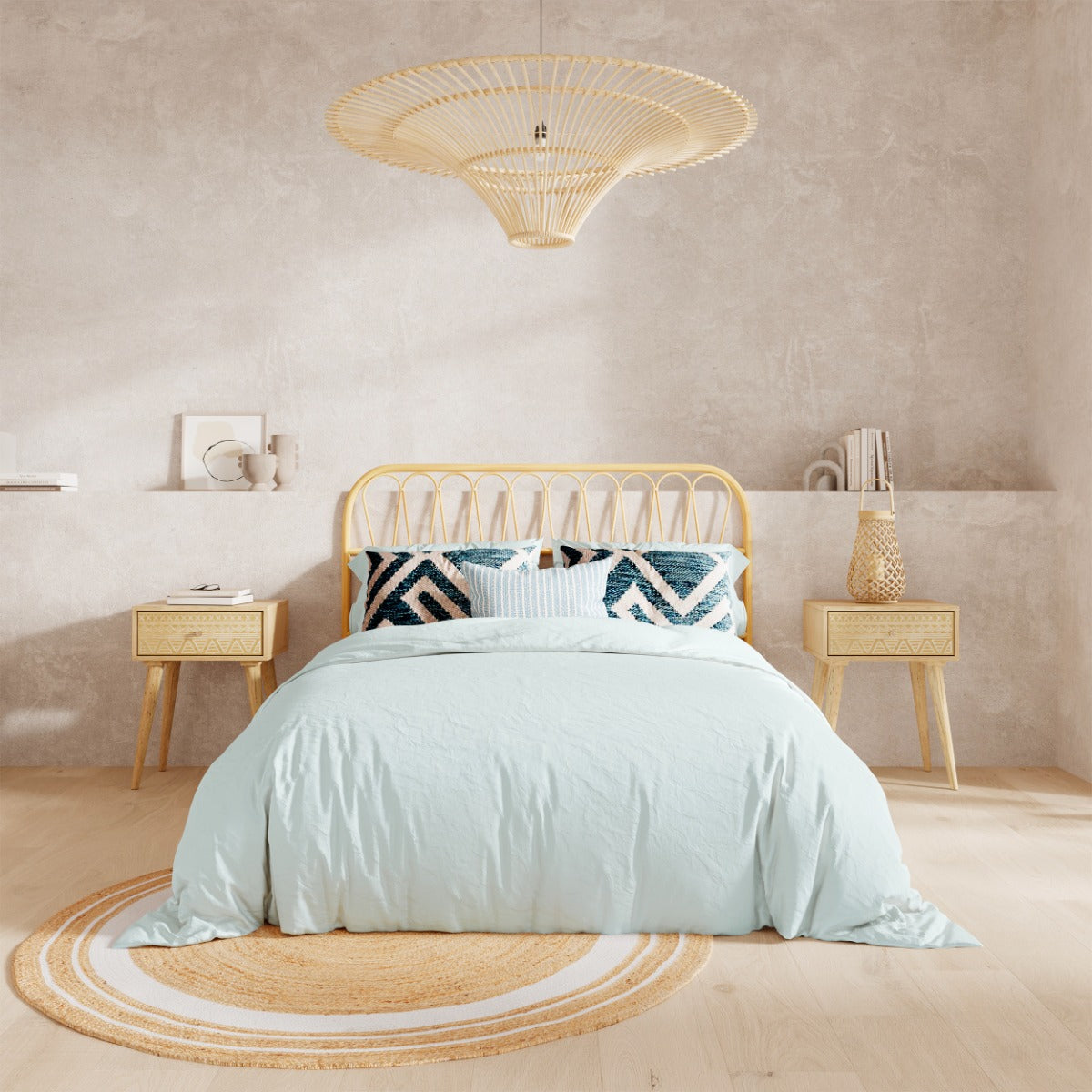 acheter tapis rond en jute naturel