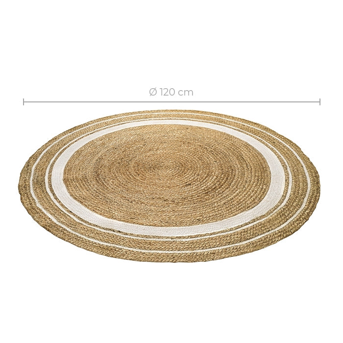 acheter tapis rond jute