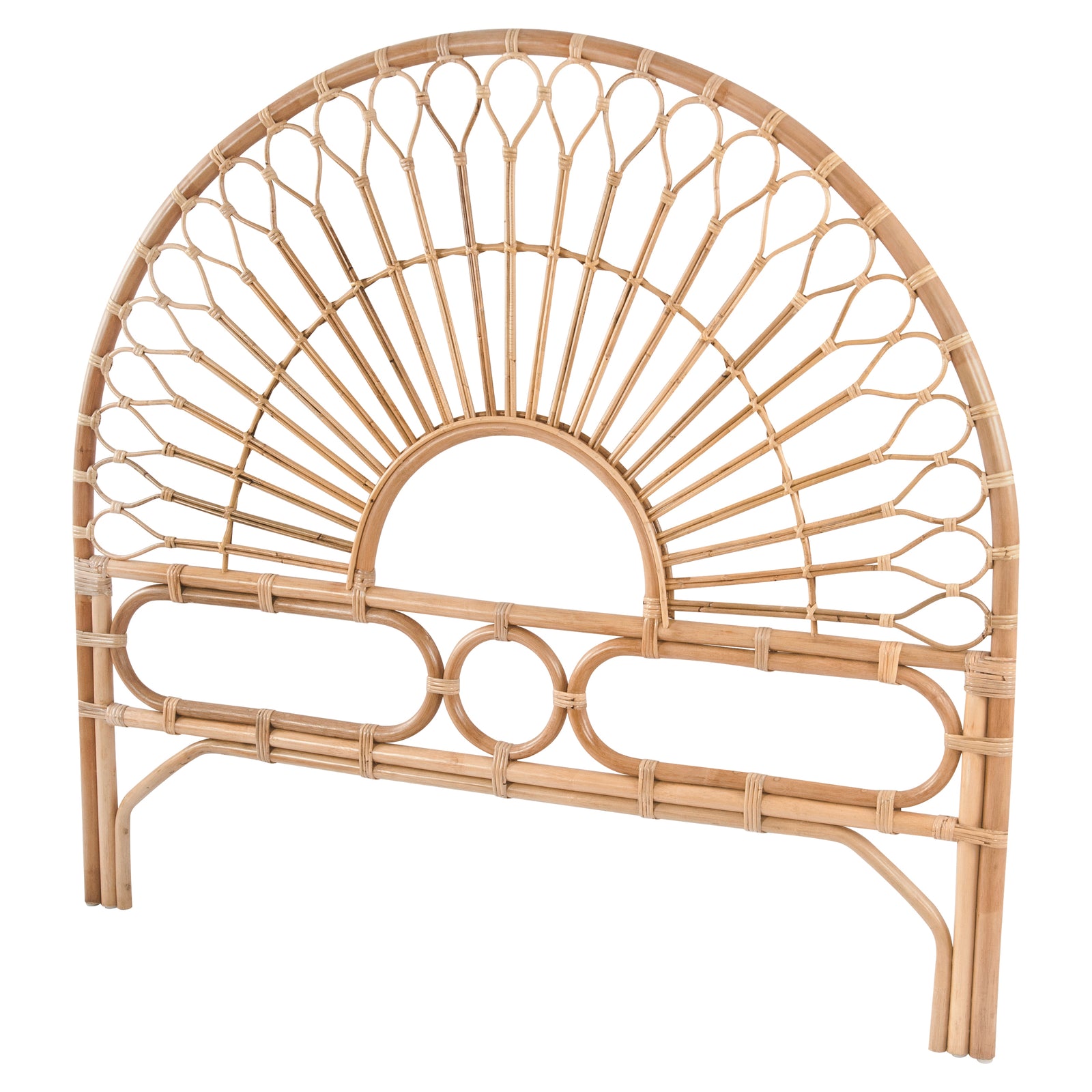 acheter tete de lit ethnique en rotin