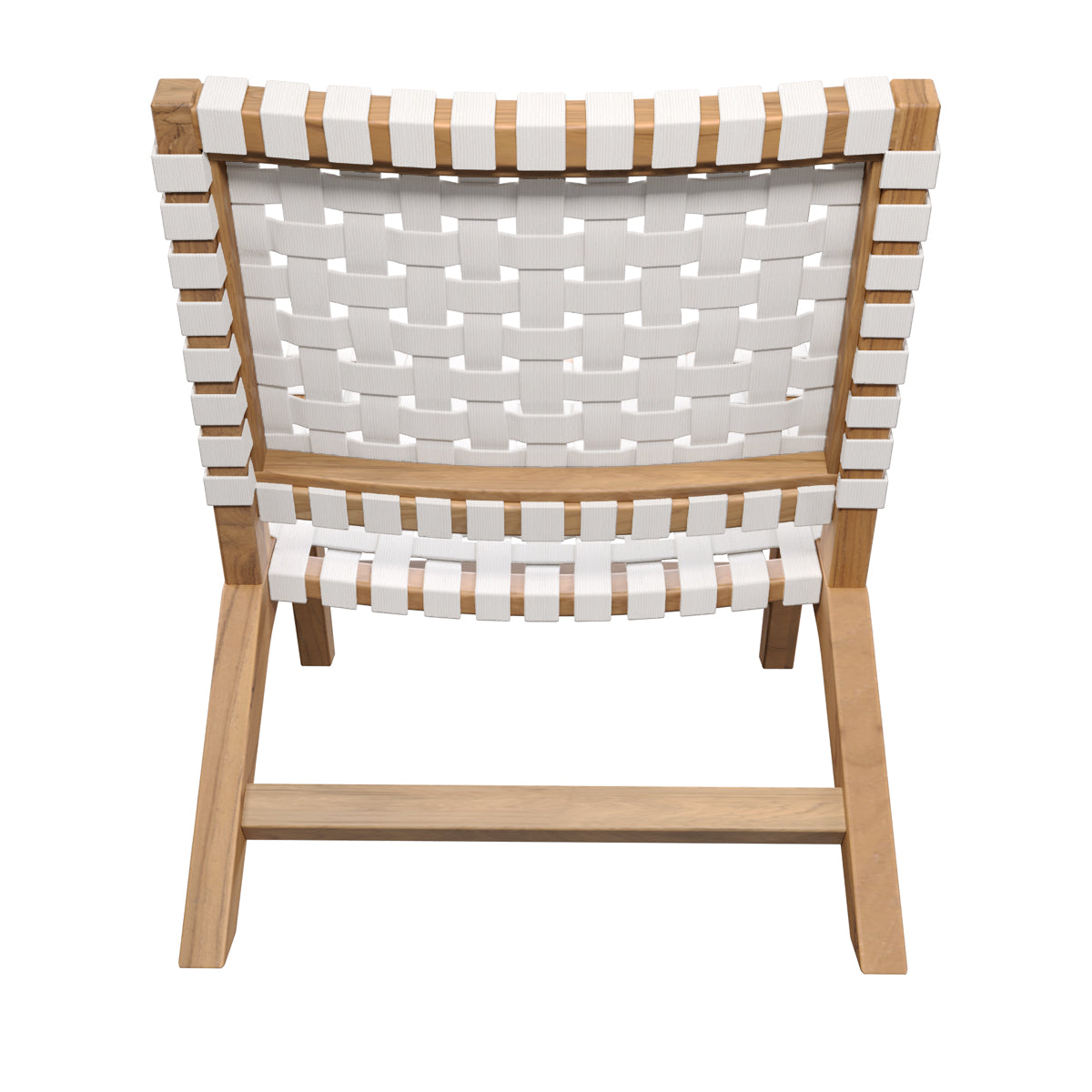 acheter un fauteuil de jardin blanc en teck
