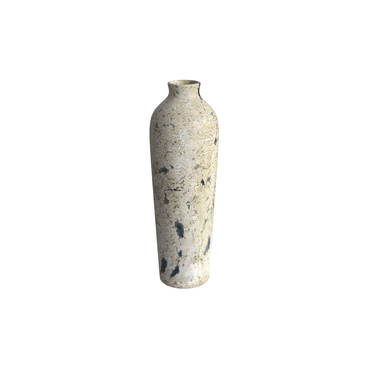 acheter vase blanc tachete en terre cuite oana
