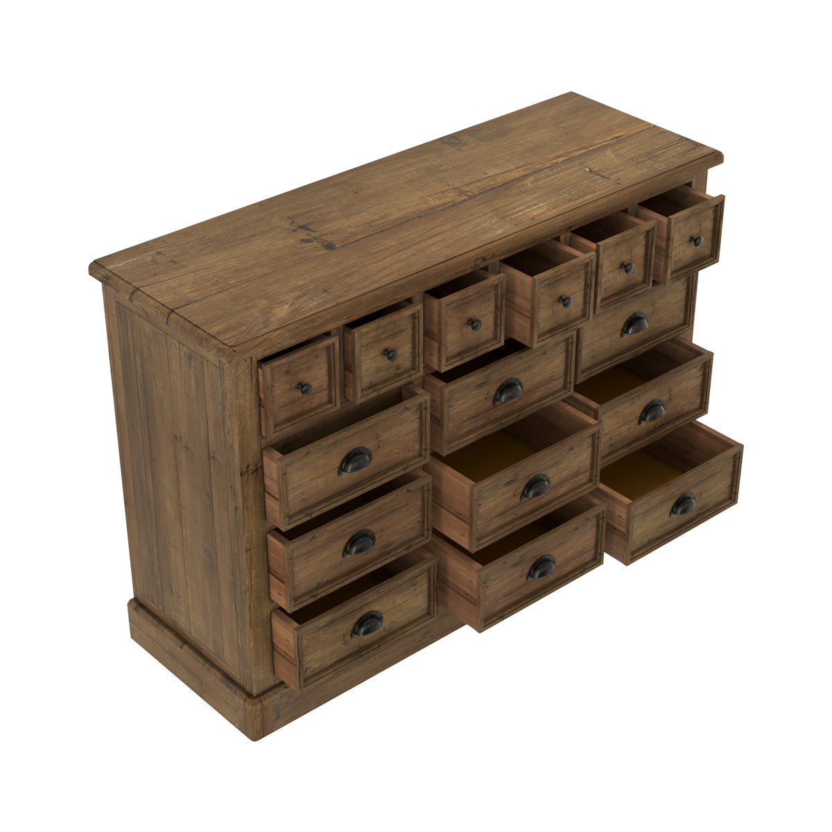 akka commode en bois recycl_