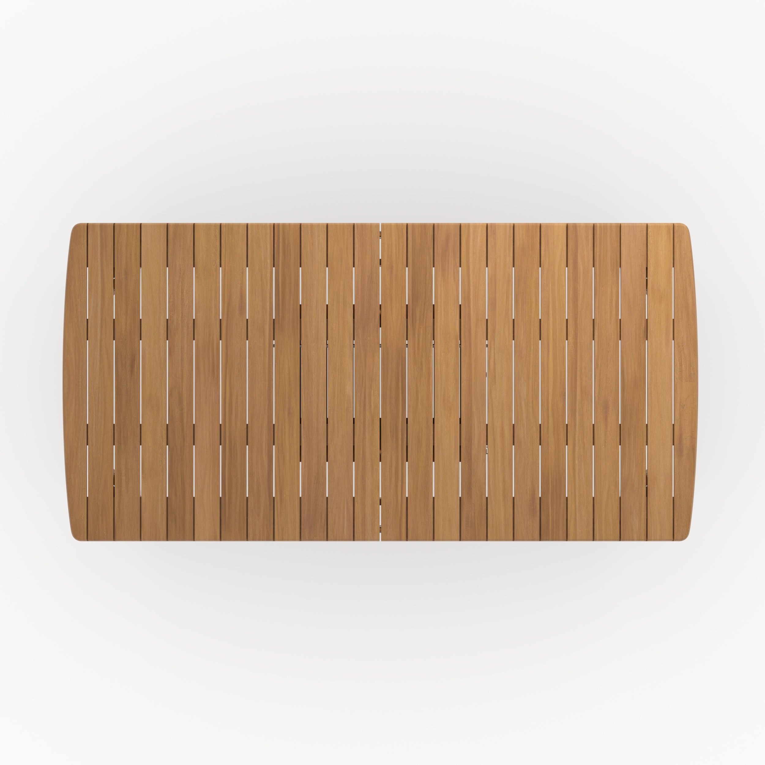 Table extensible Alona en bois d'acacia huilé 6 à 10 personnes