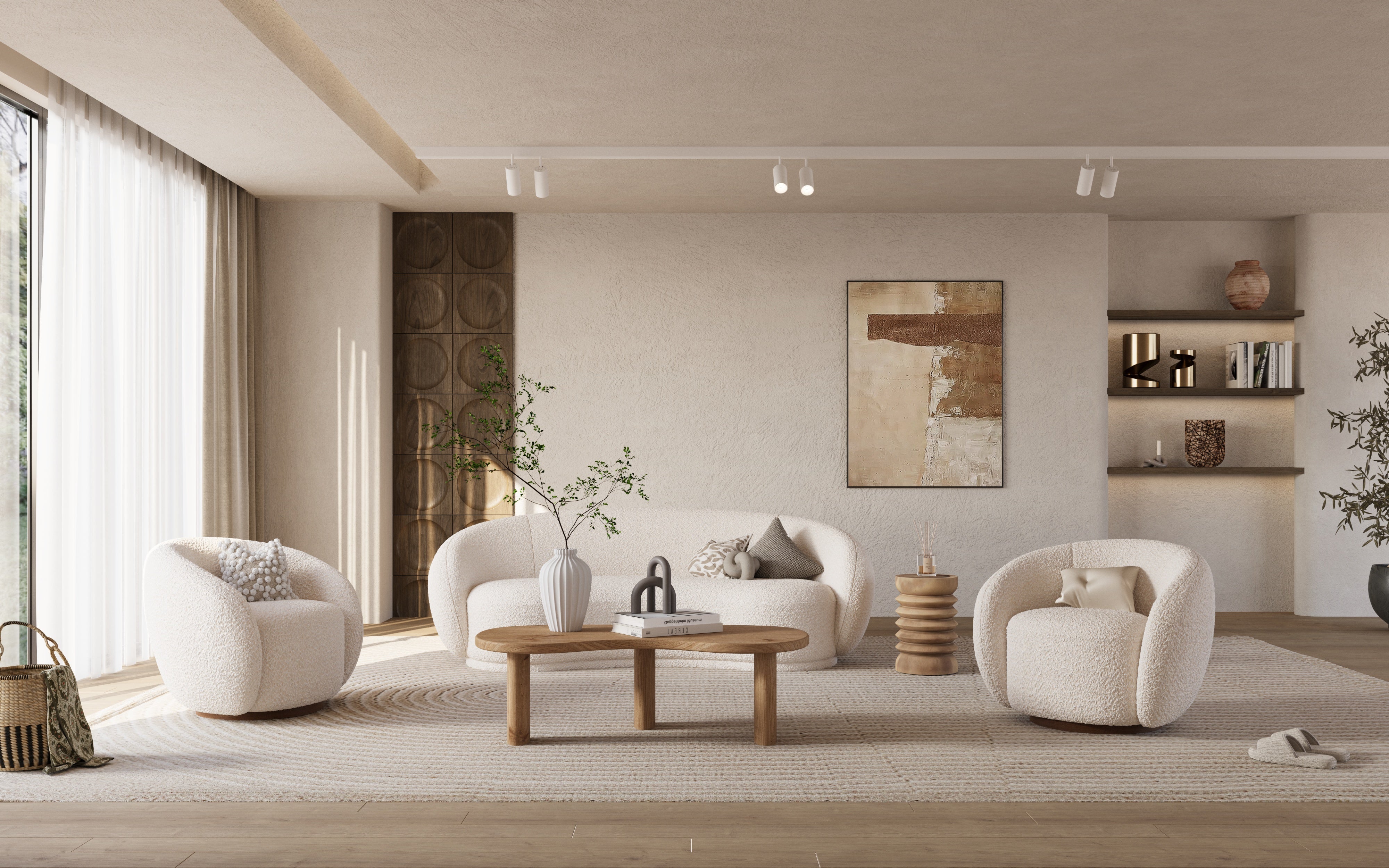 ambiance salon japandi