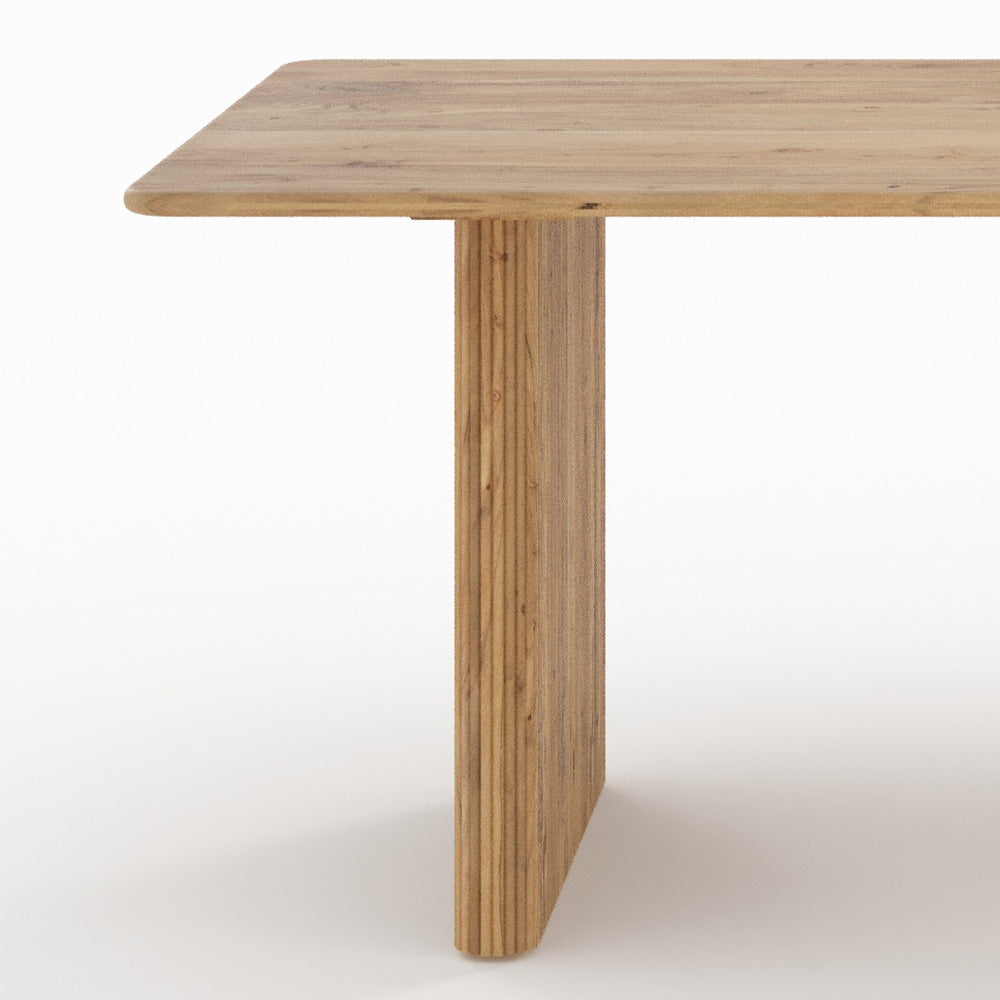 andreatable en bois acacia rectangulaire 8 personnes