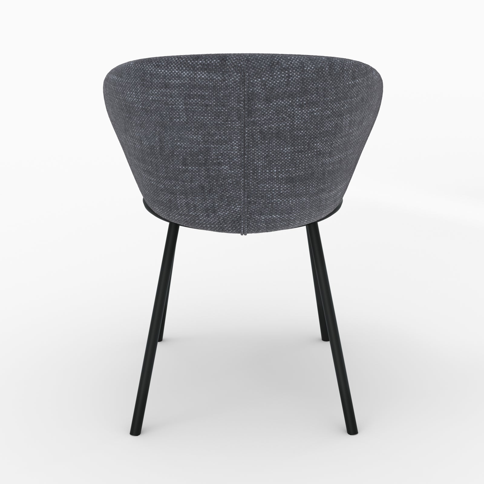 angele chaise en tissu gris fonce chine